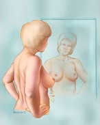 Autoexploración de mamas. Paso 1